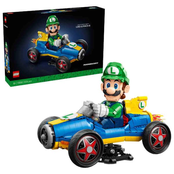 LEGO Mario Kart – Luigi ve Mach 8 72050 - Yetişkinler için Yaratıcı Sergileme Mo... - En Uygun Fiyatlarla Piinti'de