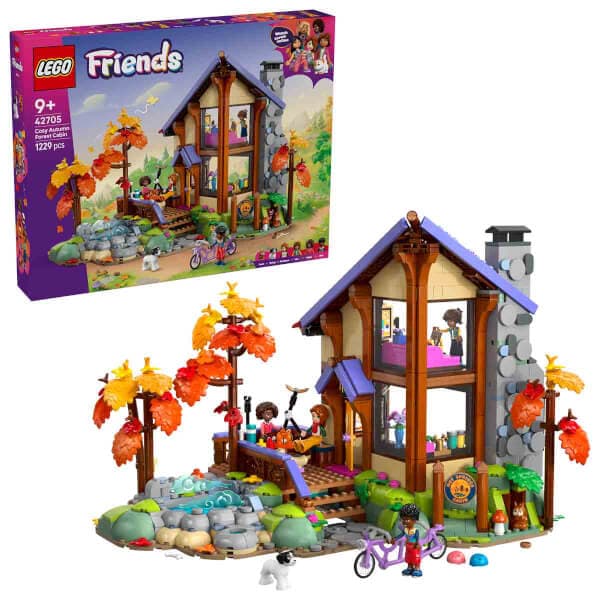 LEGO Friends Şirin Sonbahar Orman Kulübesi - Yapım Oyuncağı - 4 Mini Bebek, 1 Kö... - En Uygun Fiyatlarla Piinti'de