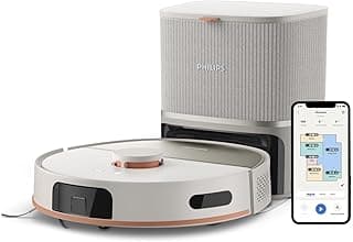 Philips 5000 Serisi Islak Kuru Robot Süpürge, Yüksek Emiş Gücü, Uzun Çalışma Süresi, 200 dk'ya Kadar Şarj, HomeRun, Otomatik Boşaltma İstasyonu, Beyaz - Piinti Fiyat Karşılaştırması