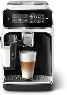 Philips Serisi 3300 Tam Otomatik Espresso Makinesi LatteGo Süt Sistemi ile, 6 Kahve Çeşidi, SilentBrew Teknolojisi, AquaClean Filtre – Beyaz & Parlak - Piinti Fiyat Karşılaştırması