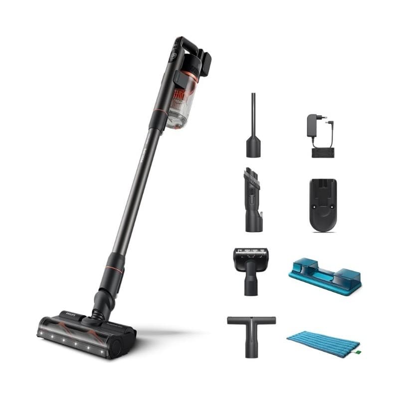Philips 7000 Serisi Aqua XC7055/01 Şarjlı Dikey Süpürge 0,6 L Toz Hacmi ve Turbo Başlık Özelliği - Piinti Fiyat Karşılaştırması