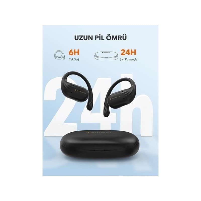 Taotronics TAOTRONIC TT-BH1123 Kulaküstü Bluetooth Kulaklık Siyah Aktif Gürültü Önleme Özelliği ile - En Uygun Fiyatlarla Piinti'de