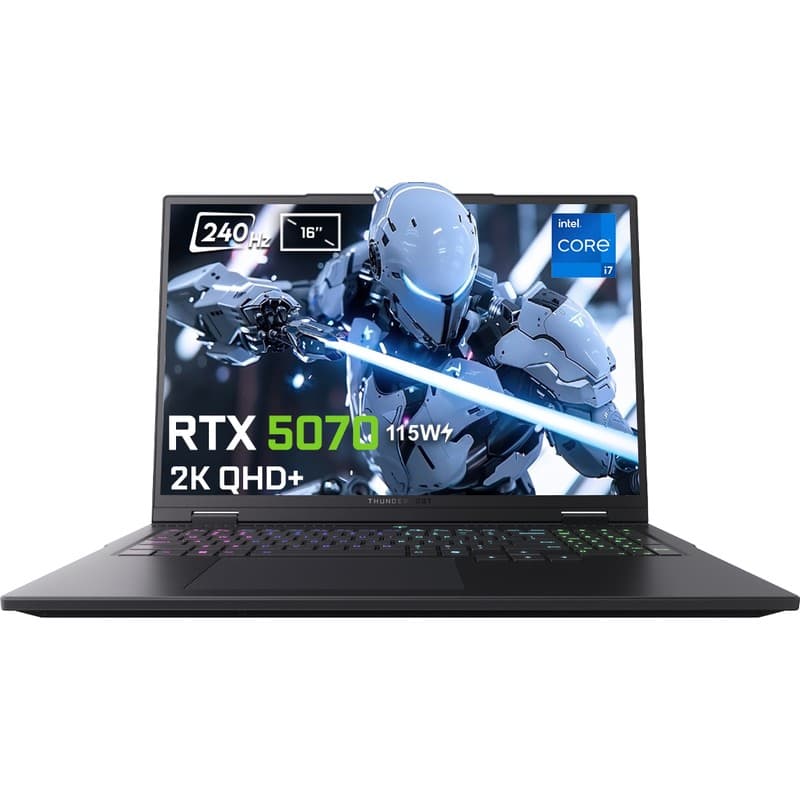 Thunderobot RZ16 Intel Core I7-14700HX 32GB Ddr5 1tb SSD Rtx 5070 8gb 115W 16 Inç 2k Qhd+ 240Hz Freedos Gaming Laptop (RZ16-I7147HX57E1Q240RB) - En Uygun Fiyatlarla Piinti'de