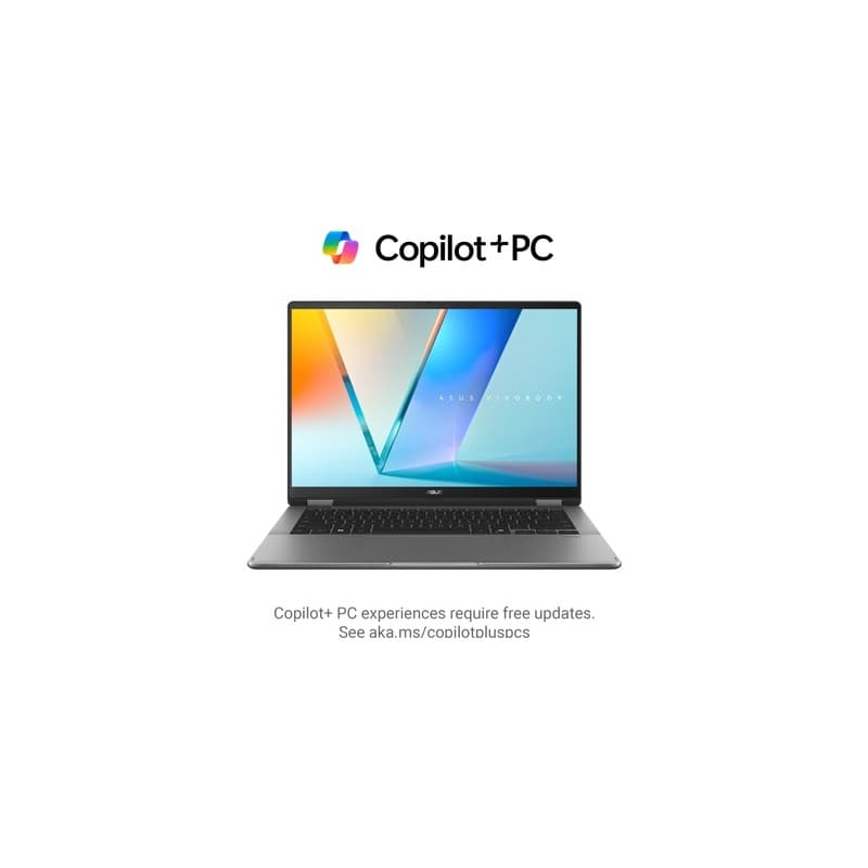 Asus Vivobook 14 Flip TP3407SA-SG198W Ultra 7-256V 16GB Ram 512GB SSD 14'' OLED Dokunmatik WIN11H Taşınabilir Bilgisayar - En Uygun Fiyatlarla Piinti'de
