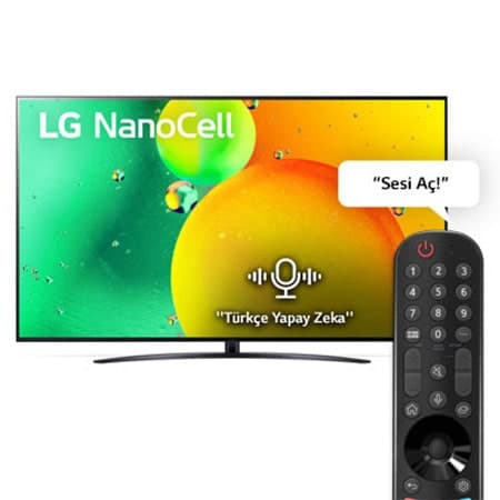 LG NANO76 43 inç NanoCell 4K Smart TV - 43NANO766QA - En Uygun Fiyatlarla Piinti'de