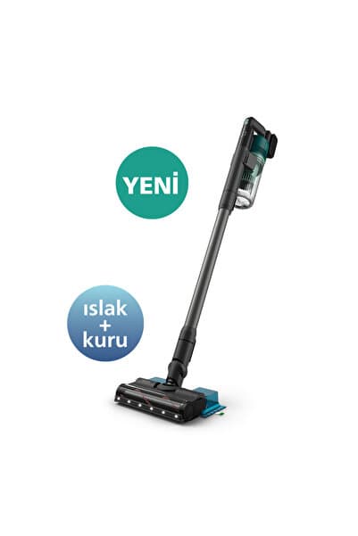 6000 Serisi Kablosuz Dikey Süpürge, PowerCyclone 11, Aqua Modül ile Kolay Mop, TriActive, XC6557/01 - Piinti Fiyat Karşılaştırması