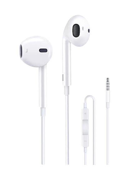 Jack Girişli Beyaz Kablolu Kulaklık Ios Android Uyumlu 3.5 mm Kulaklık - Piinti Fiyat Karşılaştırması