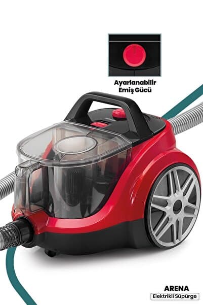 Arena Sessiz 2.5 Litre Kapasiteli Hız Ve Emiş Güç Ayarlı Filtreli Toz Torbasız Elektrikli Süpürge - Piinti Fiyat Karşılaştırması