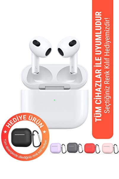 3. Nesil Pro Beyaz Ios Android Uyumlu Kablosuz Bluetooth Kulaklık Yeni Nesil Karışık Renk Kılıf Hediyeli - Piinti Fiyat Karşılaştırması