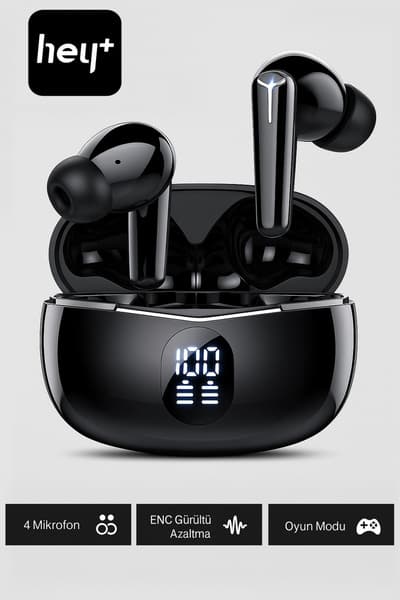 S1 Pro Bluetooth Kulaklık ios Android Uyumlu Kablosuz Kulaklık (ENC-4MİKROFON, Oyun Modu ) - Piinti Fiyat Karşılaştırması