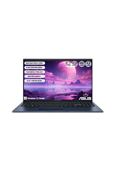 Vivobook 15 X1504VA-BQ3970W Intel Core 5 120Ultra 8GB 512GB SSD 15.6'' FHD Windows 11 Home - Piinti Fiyat Karşılaştırması