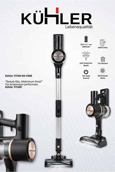 Titan V400 Dikey Şarjlı Süpürge Esnek Borulu Güçlü Emiş Kablosuz - Piinti Fiyat Karşılaştırması