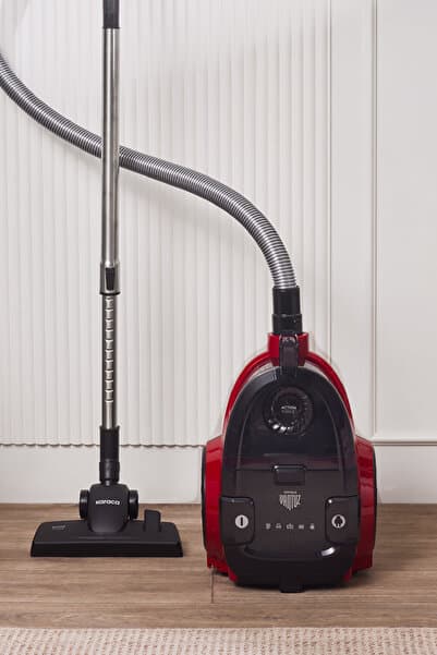 Vantuz Action Force X10 2 Lt Toz Torbasız Hazneli Elektrikli Süpürge Cherry Red 899 W - Piinti Fiyat Karşılaştırması