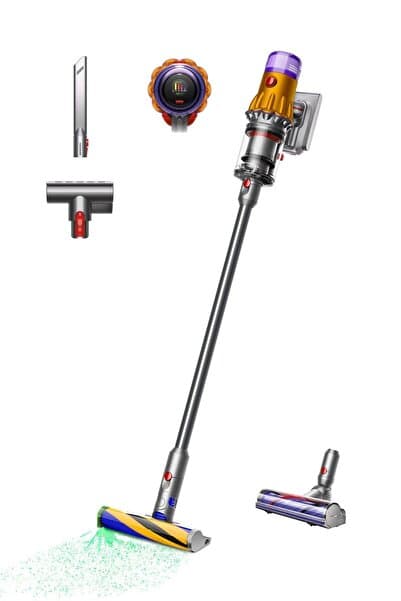 V12 Detect Slim™ Absolute kablosuz süpürge (Sarı/Nikel) - Piinti Fiyat Karşılaştırması