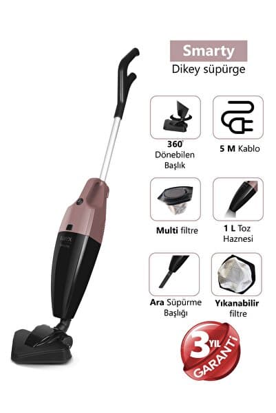 - Sr-5010 Smarty Dikey Elektrikli Süpürge - Rose - Piinti Fiyat Karşılaştırması