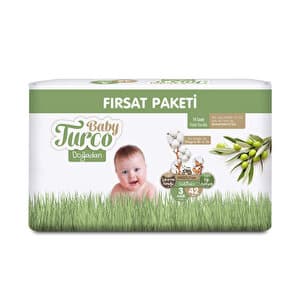 Baby Turco - Doğadan Fırsat Paket 3 Beden 42 Adet - Piinti Fiyat Karşılaştırması
