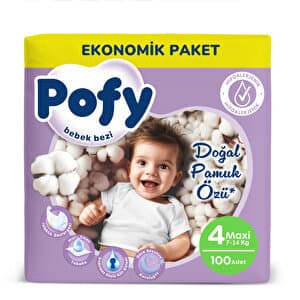 Pofy - Maxi 4 Numara Bebek Bezi 100 Adet - Piinti Fiyat Karşılaştırması