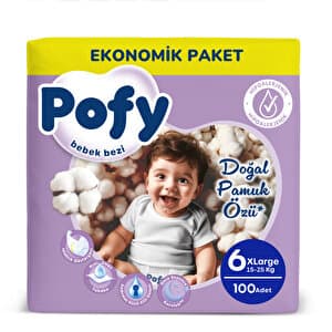 Pofy - XL 6 Numara Bebek Bezi 100 Adet - Piinti Fiyat Karşılaştırması