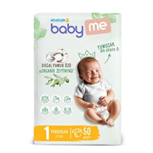 baby me - Yenidoğan 1 Bebek Bezi 2-5 kg 50 Adet - Piinti Fiyat Karşılaştırması