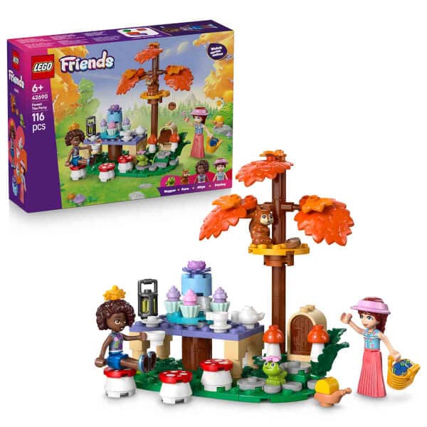 LEGO Friends Orman Çay Partisi - 2 Mini Bebek, Kurbağa ve Sincap İçeren Yapım Se... - Piinti Fiyat Karşılaştırması