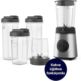 Electrolux E4CB1-6ST Kahve Öğütücülü Smoothie Blender Seti | Buz Kırıcı, Çoklu Hız ve Pulse Fonksiyonu, TruFlow Bıçak Sistemi, Darbe Fonksiyonu, Geniş - Piinti Fiyat Karşılaştırması
