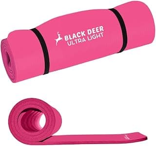 Black Deer Ultra Light Pilates Yoga Kamp Matı Egzersiz Minderi Kaymaz Taban 180x55 cm 10 mm - Piinti Fiyat Karşılaştırması