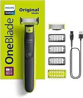 Philips OneBlade Yüz ve Vücut için Hibrit Tıraş Makinesi,Sakal Şekillendirici, Islak/Kuru Kullanım, 3 Kirli Sakal Tarağı, 1 Yedek Bıçak, Vücut Tarağı, - Piinti Fiyat Karşılaştırması