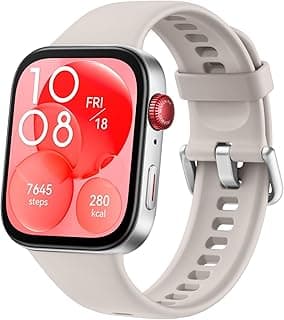 HUAWEI WATCH FIT 3 Akıllı Saat, iOS ve Android ile uyumlu, 1.82 inç AMOLED Ekran, Ultra İnce Tasarım, Kapsamlı Sağlık Takibi, Kapsamlı Sağlık Yönetimi - Piinti Fiyat Karşılaştırması