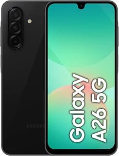 Samsung Galaxy A26 5G, Android Akıllı Telefon, 256GB Depolama, 8GB RAM, Siyah, 50MP Kamera, Büyük Ekran, Uzun Pil Ömrü (Samsung Türkiye Garantili) - Piinti Fiyat Karşılaştırması