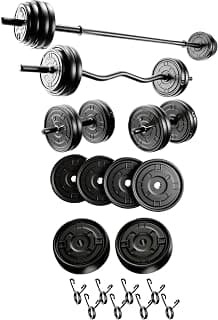 23 kg MEGASET Halter Seti ve Dambıl Seti Ağırlık Fitness Seti - Piinti Fiyat Karşılaştırması