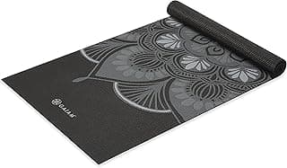 Gaiam Baskılı Yoga Matı, Her Türlü Yoga, Pilates ve Yer Egzersizleri için Kaymaz Egzersiz ve Fitness Matı - Piinti Fiyat Karşılaştırması