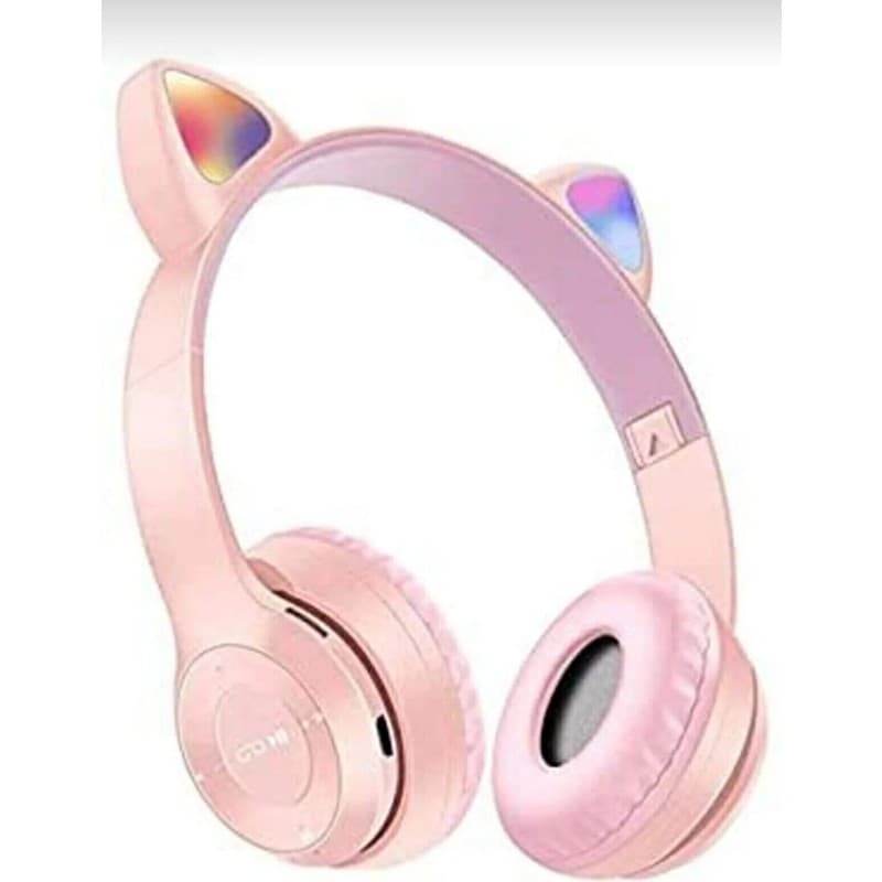 teknosepetim Kedili Kedi Cat Işıklı Rgb Kulaküstü Bluetooth Kulaklık P47M Aux Sd Card Girişli - Piinti Fiyat Karşılaştırması