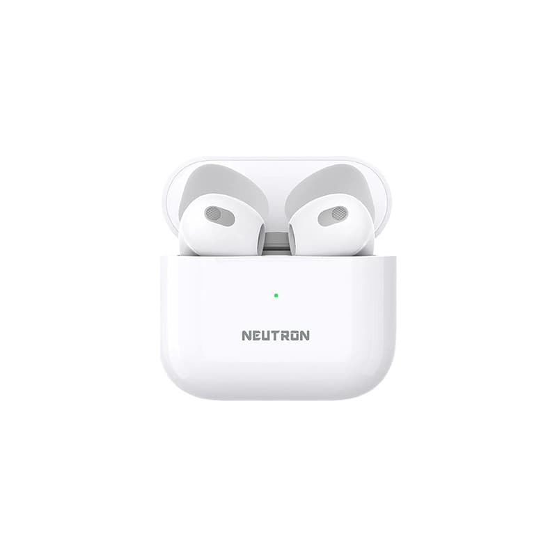 Neutron Beyaz Renkli Akıllı Bluetooth Kulaklık TWS Kulakiçi Kullanım ile Müzik Dinleme Keyfi - Piinti Fiyat Karşılaştırması
