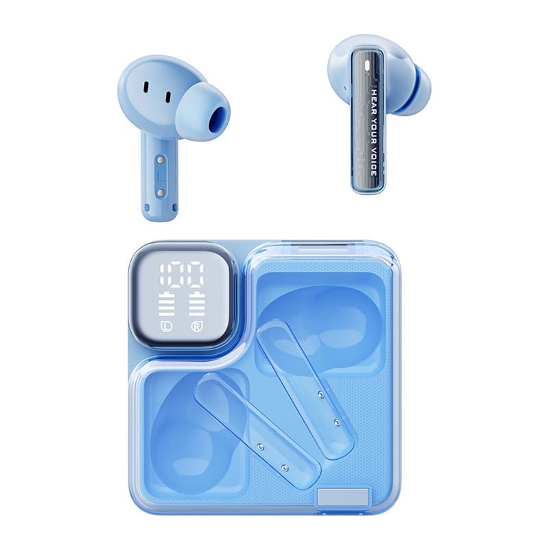 Qcy T31 Melobuds Neo Enc 4 Mikrofon Dijital Güç Göstergesi Bluetooth 5.3 Kablosuz Kulaklık Mavi - Piinti Fiyat Karşılaştırması