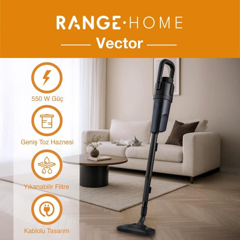 Fakir Range Vector Kablolu Dik Süpürge - Piinti Fiyat Karşılaştırması