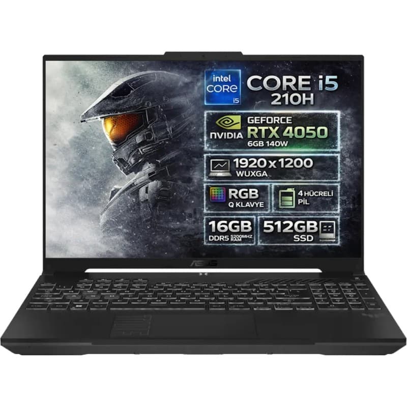 Asus TUF Gaming F16 FX607VU-RL144-GAMING Intel Core 5 210H 16GB DDR5 5200MHZ 512GB SSD RTX 4050 6GB (140W) 144Hz 16" IPS Panel WUXGA Freedos Taşınabilir Bilgisayar - Piinti Fiyat Karşılaştırması
