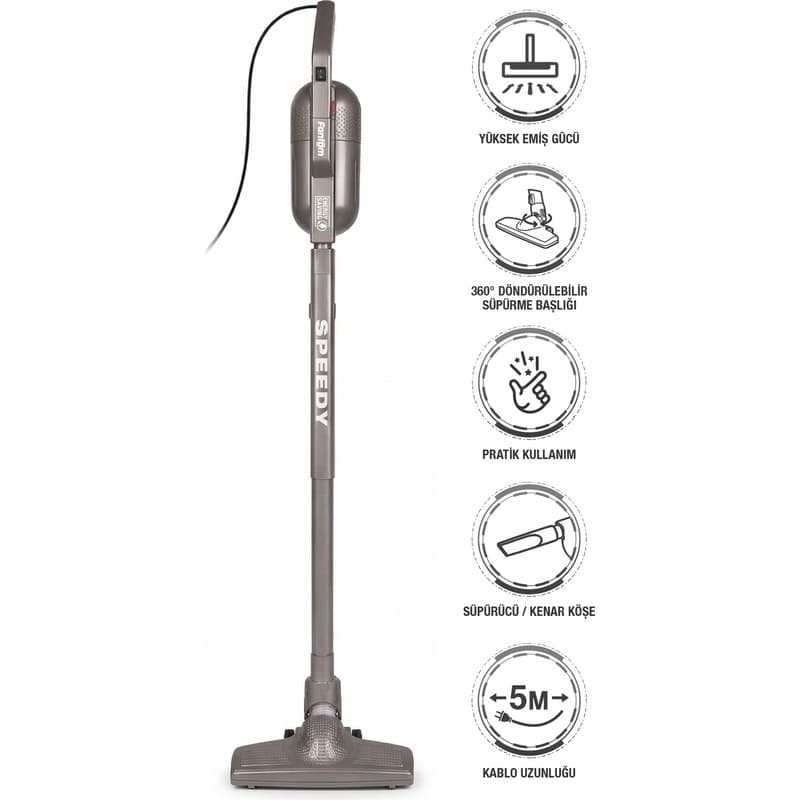 Fantom Speedy Pro Du 2100 Dikey Süpürge - Antrasit - Piinti Fiyat Karşılaştırması