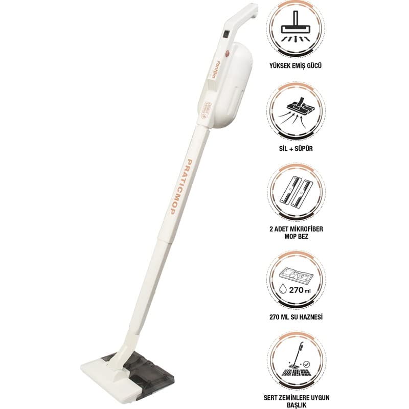 Fantom Praticmop P 1400 Elektrikli Süpürge Krem - Piinti Fiyat Karşılaştırması